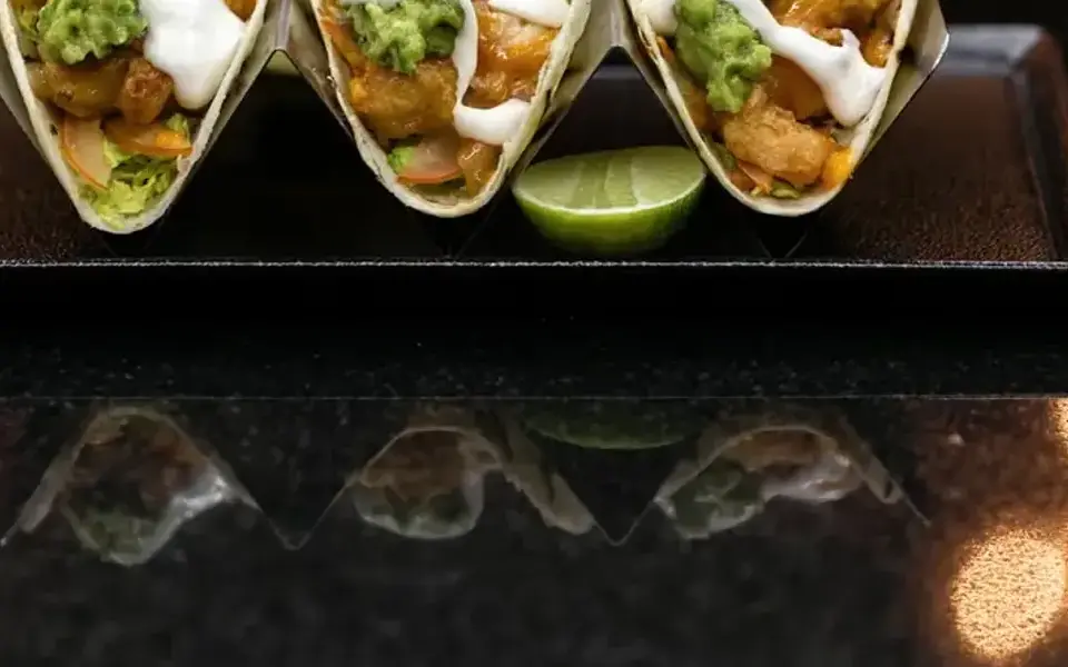 Chicken tacos with cabbage