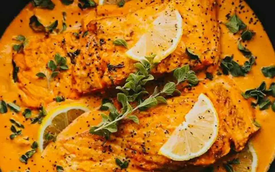 Maafe with chicken, spinach, and rice