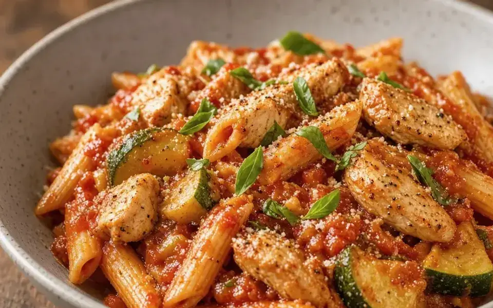 Manti with beef, tomatoes, and pasta